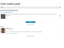 Tablet Screenshot of chainmaillersguild.blogspot.com