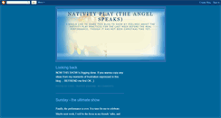 Desktop Screenshot of nativityplaytheangelspeaks.blogspot.com