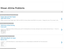 Tablet Screenshot of altima-problem.blogspot.com