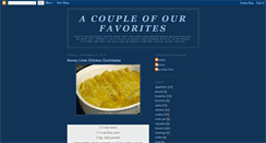 Desktop Screenshot of acoupleofourfavorites.blogspot.com