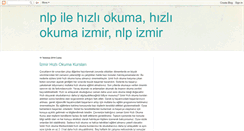 Desktop Screenshot of hizliokumaizmir.blogspot.com