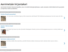 Tablet Screenshot of kirjontakori.blogspot.com