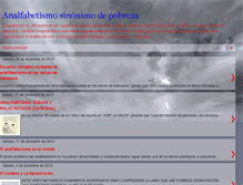 Tablet Screenshot of analfabetismopobreza.blogspot.com