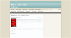 Desktop Screenshot of mkiosonline-freesoftware.blogspot.com