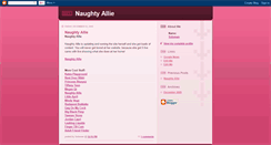 Desktop Screenshot of naughtyallie99.blogspot.com