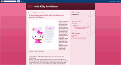 Desktop Screenshot of hellokittyinvitations.blogspot.com