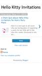 Mobile Screenshot of hellokittyinvitations.blogspot.com