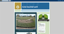 Desktop Screenshot of kunabaseballpark.blogspot.com