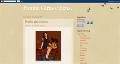 Desktop Screenshot of espiritismopombagiras.blogspot.com