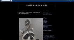 Desktop Screenshot of nakedmanonawire.blogspot.com