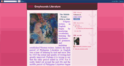 Desktop Screenshot of greyhoundsliteratureleague.blogspot.com