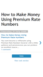 Mobile Screenshot of premiumratesuccess.blogspot.com