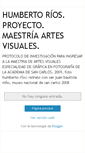 Mobile Screenshot of humbertoriosproyectomaestria.blogspot.com