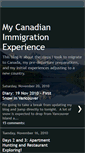 Mobile Screenshot of mycanadianimmigration.blogspot.com