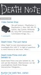 Mobile Screenshot of deathnoteshop.blogspot.com