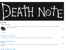 Tablet Screenshot of deathnoteshop.blogspot.com