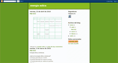 Desktop Screenshot of energia3eolica.blogspot.com