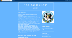 Desktop Screenshot of minisdosbaixinhos.blogspot.com