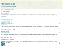 Tablet Screenshot of abogadosedo.blogspot.com