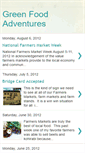 Mobile Screenshot of greenfoodadventures.blogspot.com