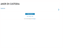 Tablet Screenshot of custodiaamor.blogspot.com