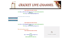 Desktop Screenshot of criclivechannels2.blogspot.com