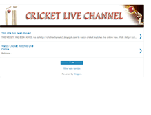 Tablet Screenshot of criclivechannels2.blogspot.com