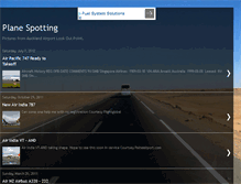 Tablet Screenshot of aircraftspotting.blogspot.com
