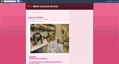 Desktop Screenshot of lucreciaalvarezbiografia.blogspot.com