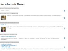 Tablet Screenshot of lucreciaalvarezbiografia.blogspot.com