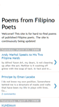 Mobile Screenshot of filipinopoets.blogspot.com