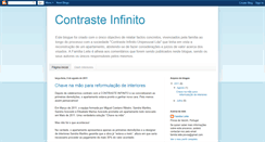 Desktop Screenshot of contraste-infinito.blogspot.com
