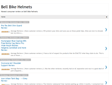 Tablet Screenshot of bell-bike-helmets.blogspot.com