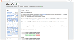 Desktop Screenshot of klautesblog.blogspot.com