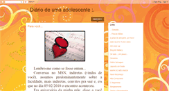 Desktop Screenshot of diariodeadolescentee.blogspot.com