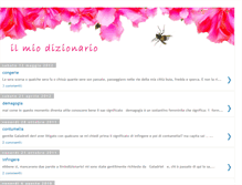 Tablet Screenshot of ilmiodizionario.blogspot.com