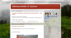 Desktop Screenshot of biblioteblogm16.blogspot.com