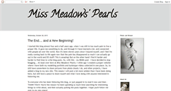 Desktop Screenshot of missmeadowsvintagepearls.blogspot.com