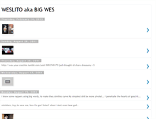 Tablet Screenshot of bigweslito.blogspot.com