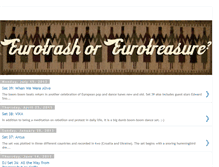 Tablet Screenshot of eurotrashoreurotreasure.blogspot.com