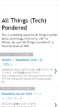 Mobile Screenshot of allthingstech-pondered.blogspot.com