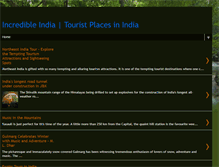 Tablet Screenshot of incredible-india1.blogspot.com