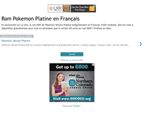 Tablet Screenshot of pokemonplatine.blogspot.com