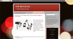 Desktop Screenshot of creative-writing-mfa-handbook.blogspot.com