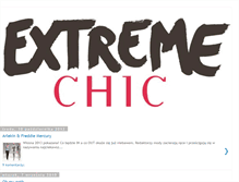 Tablet Screenshot of extremechic.blogspot.com