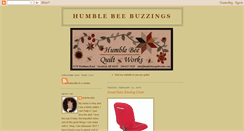 Desktop Screenshot of humblebeebuzz.blogspot.com