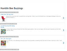Tablet Screenshot of humblebeebuzz.blogspot.com