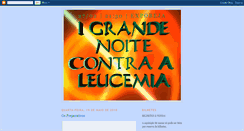 Desktop Screenshot of noitecontraleucemia.blogspot.com