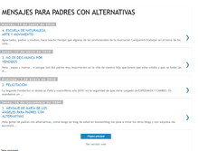 Tablet Screenshot of mensajespadresalternativas.blogspot.com