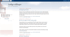 Desktop Screenshot of ledige-stillinger.blogspot.com